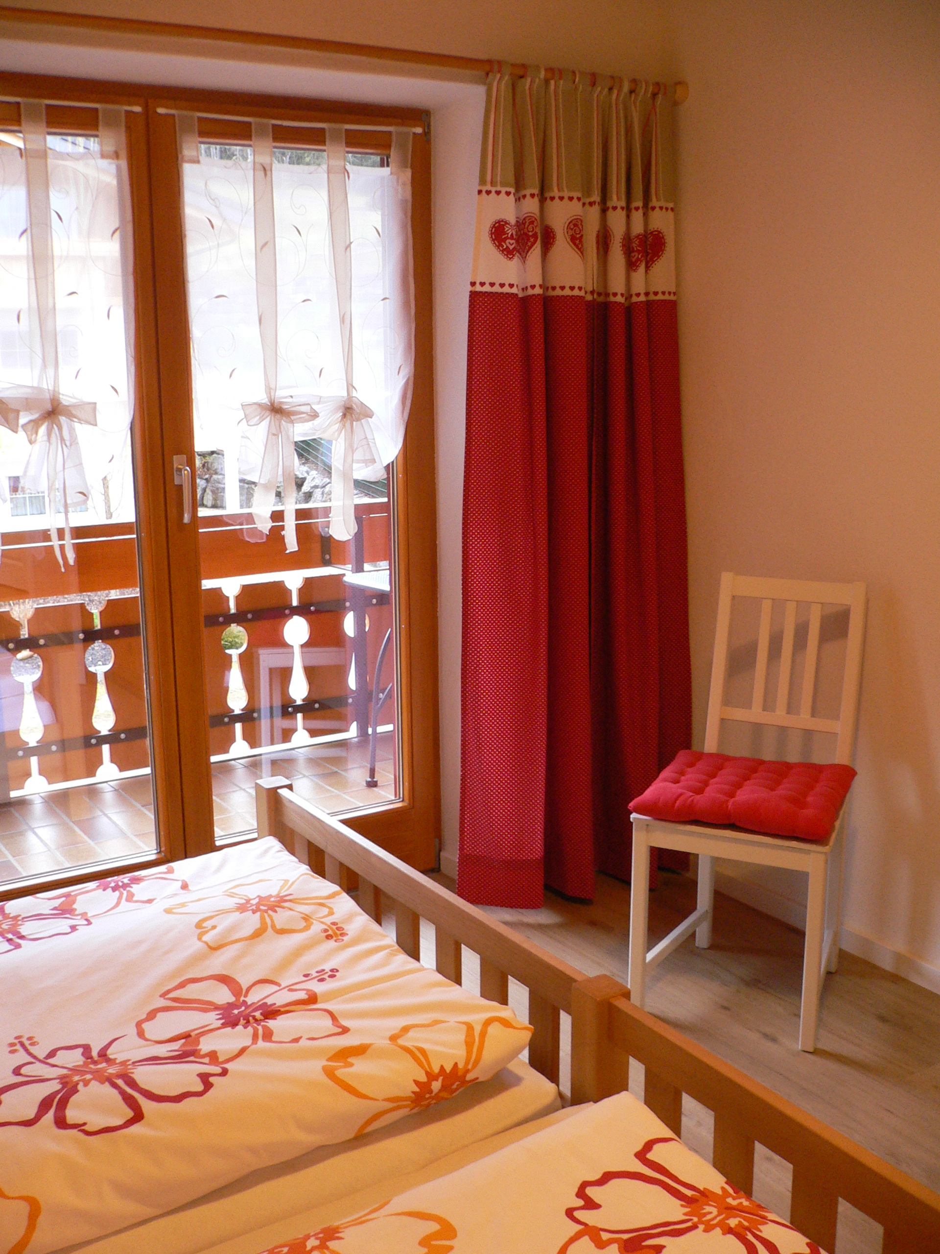 Schlafzimmer, Balkontüre